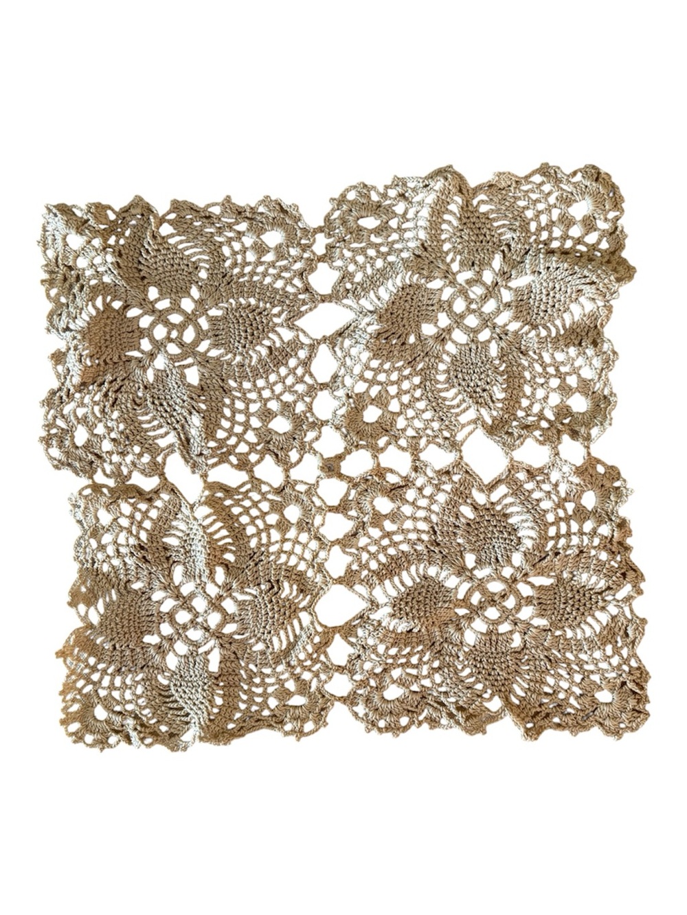 Vintage Crochet Centerpiece Furniture Cover handmade